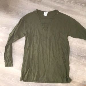 PINK  T-shirt army green
